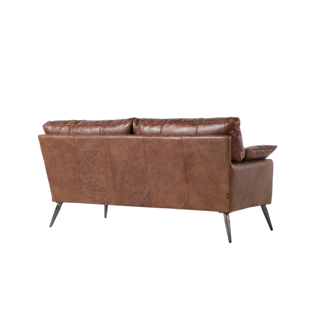 Varese 2 Seater Leather Sofa image 4